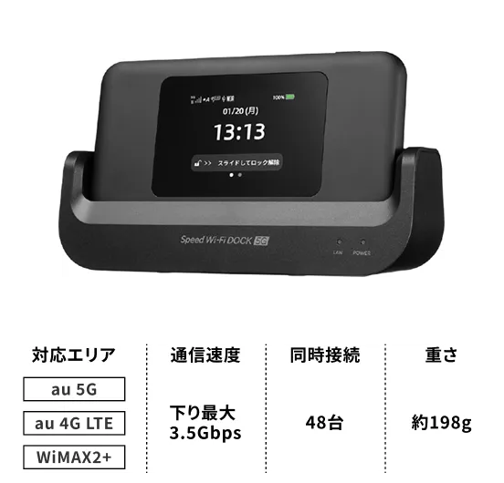 Speed Wi-Fi HOME 5G L13の画像